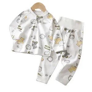 ملابس داخلية للأطفال بيجامات  Cotton Pajamas Spring Baby