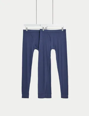 2 pairs of lightweight thermal underwear-johns Heatgen Marks & Spencer, denim