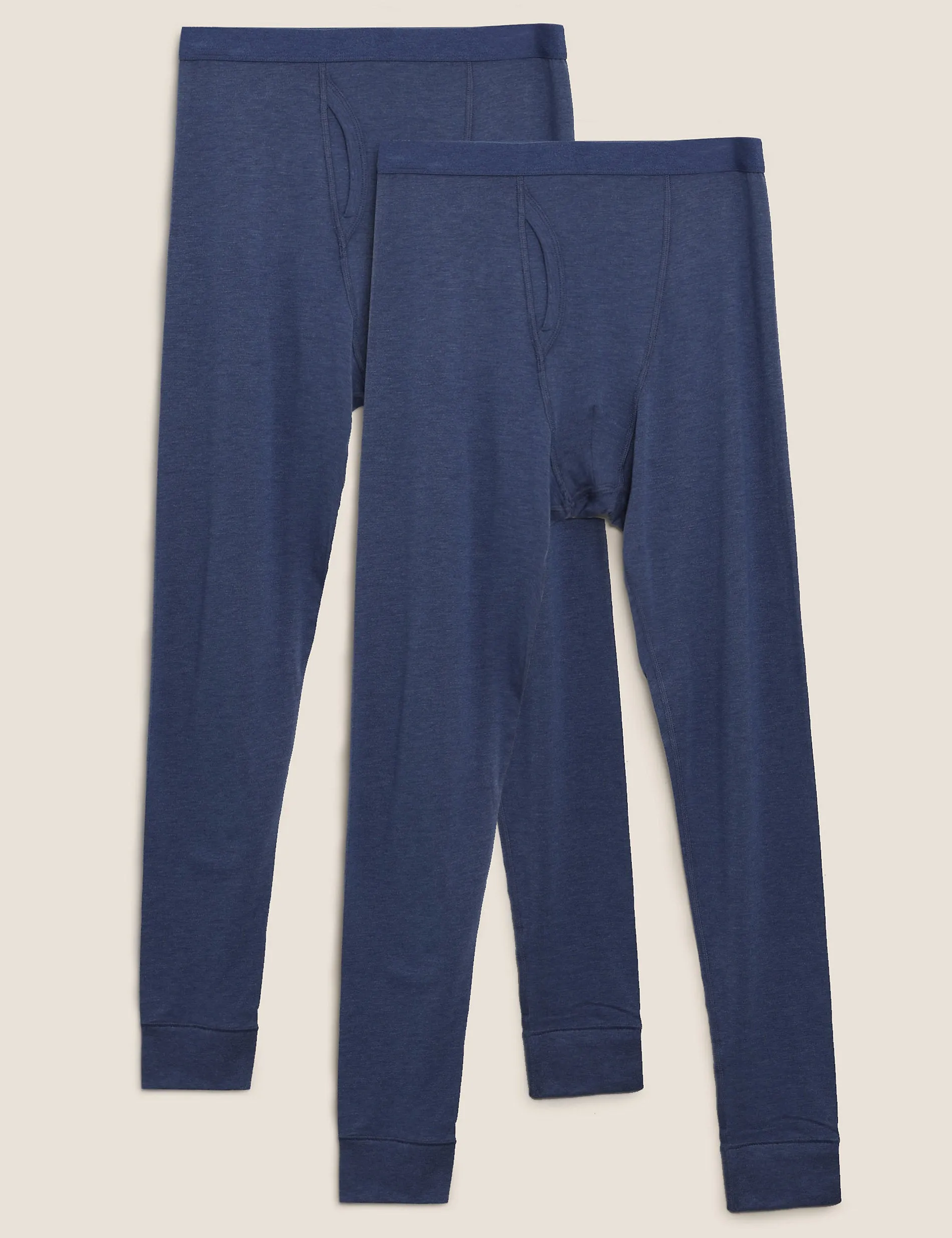2 pairs of lightweight thermal underwear-johns Heatgen Marks & Spencer, denim