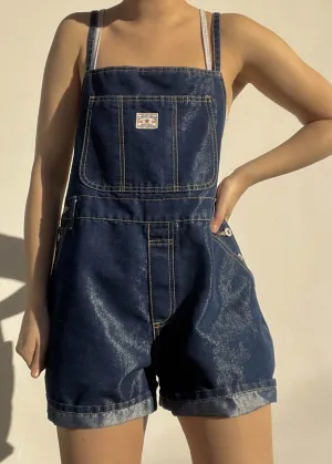 80’s Dark Wash Denim Overalls (L)
