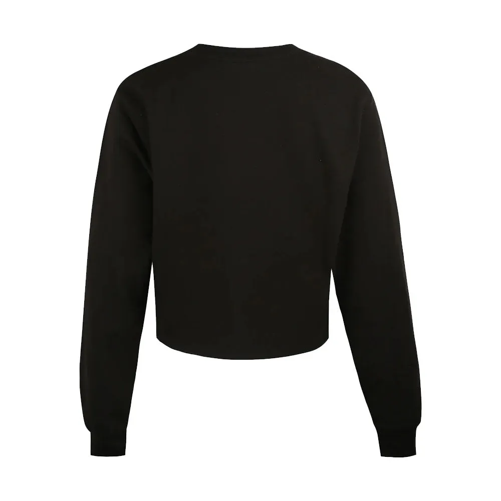 AC/DC Womens/Ladies Tour Emblem Cropped Sweatshirt