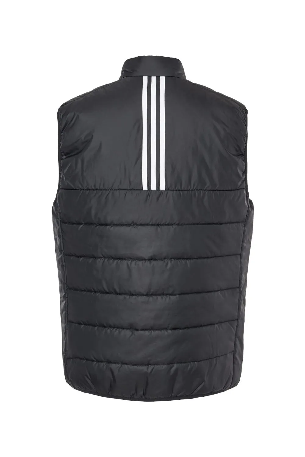 Adidas Mens Full Zip Puffer Vest - Black - NEW