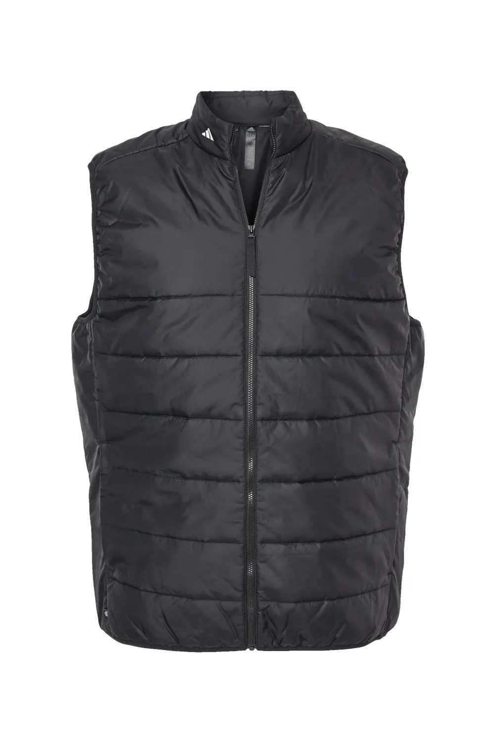 Adidas Mens Full Zip Puffer Vest - Black - NEW