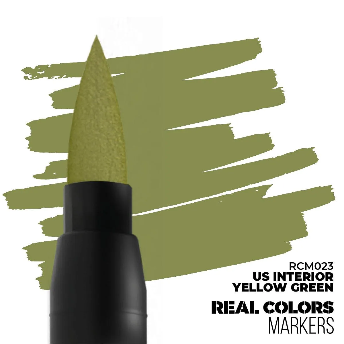 AK Interactive RCM023 RC Markers US Interior Yellow Green