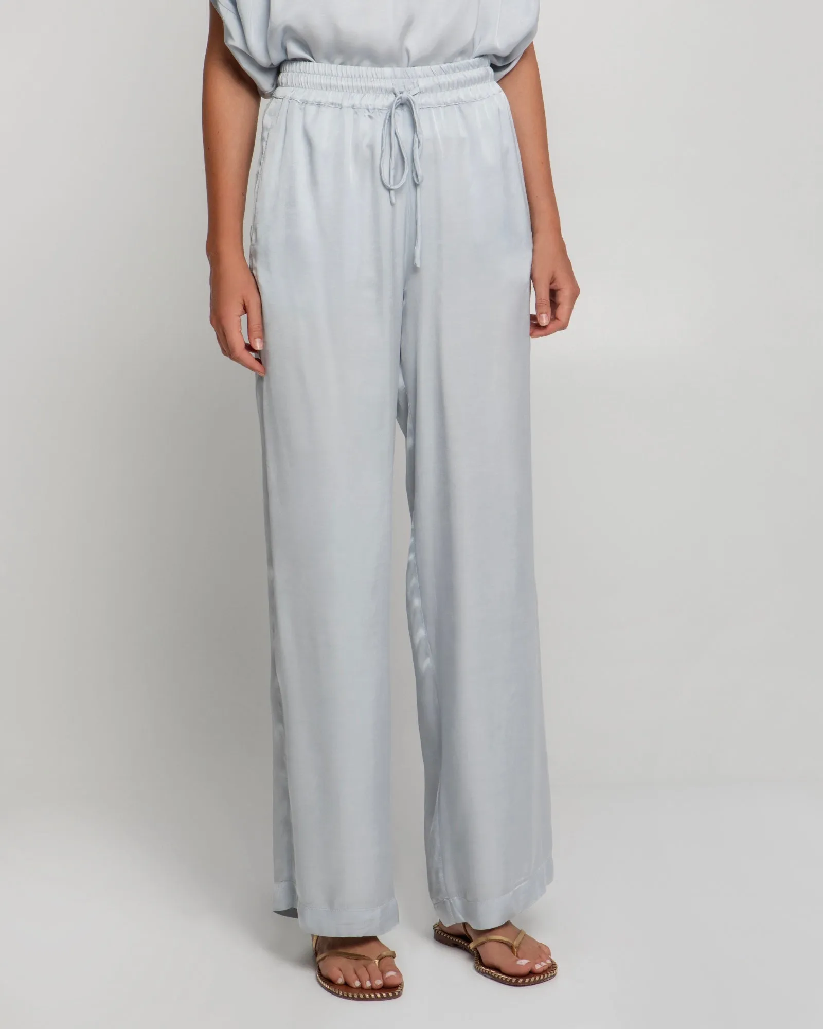 ALETTA Pants light-grey/blue