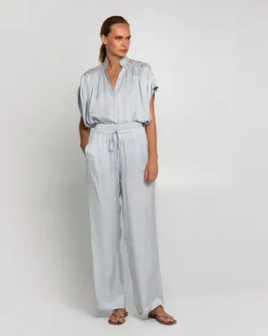 ALETTA Pants light-grey/blue