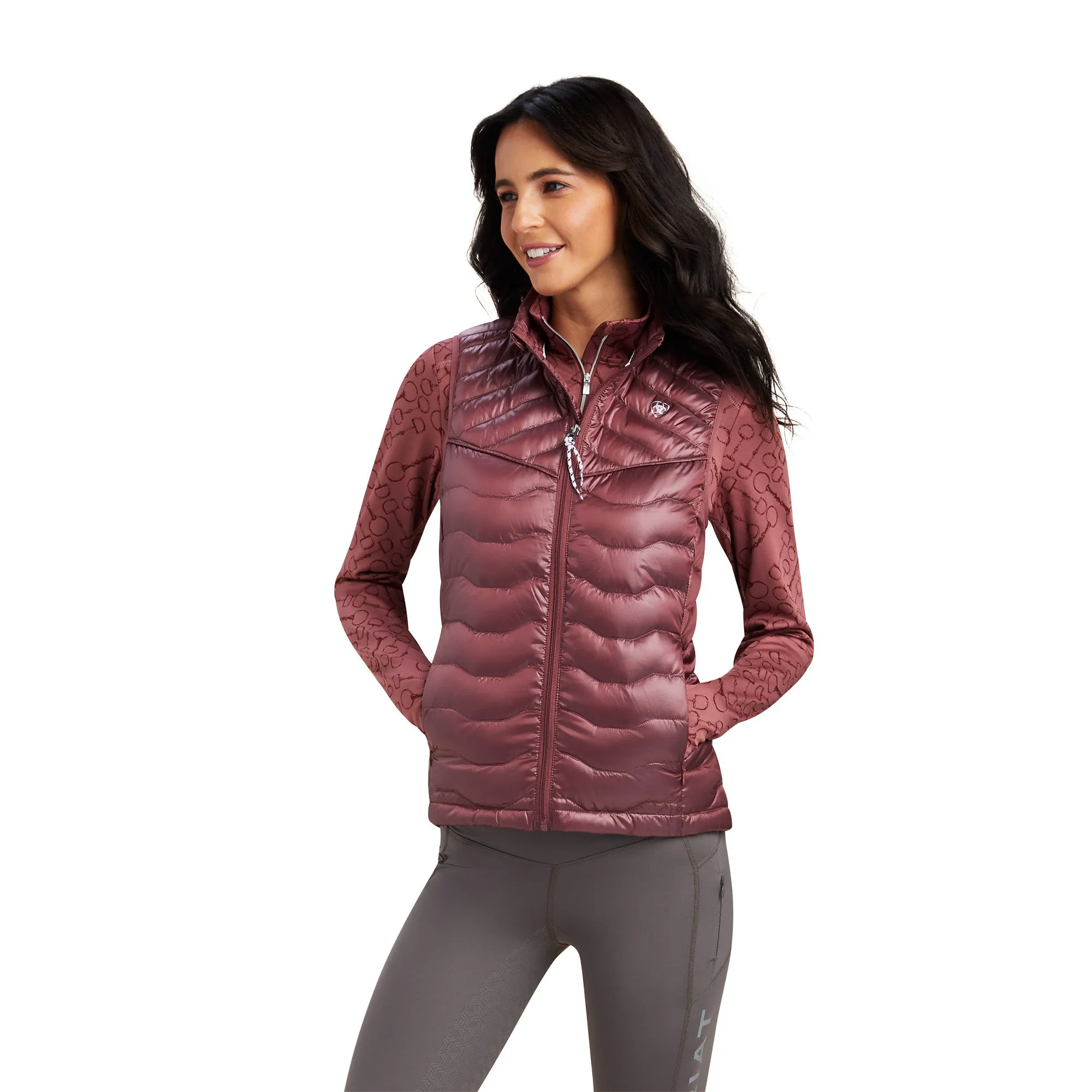 Ariat® Ladies Ideal Wild Ginger Down Vest 10041376