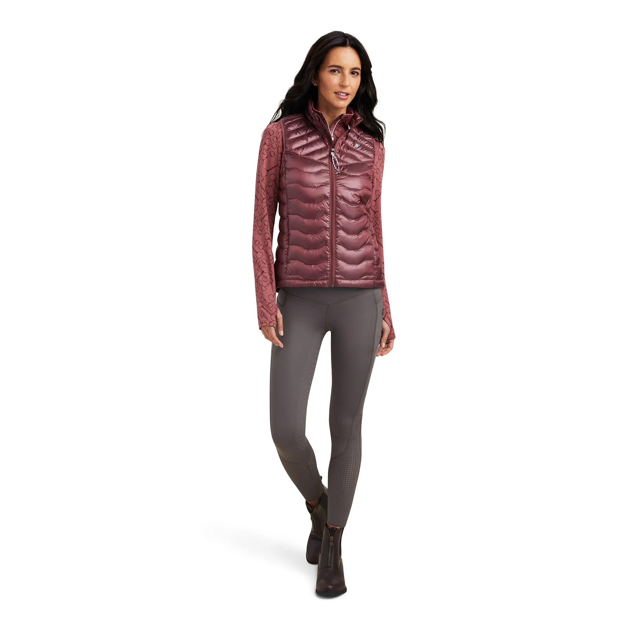Ariat® Ladies Ideal Wild Ginger Down Vest 10041376