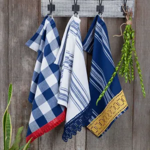 Aunt Crochet Lydia's Lace Edged dish towels