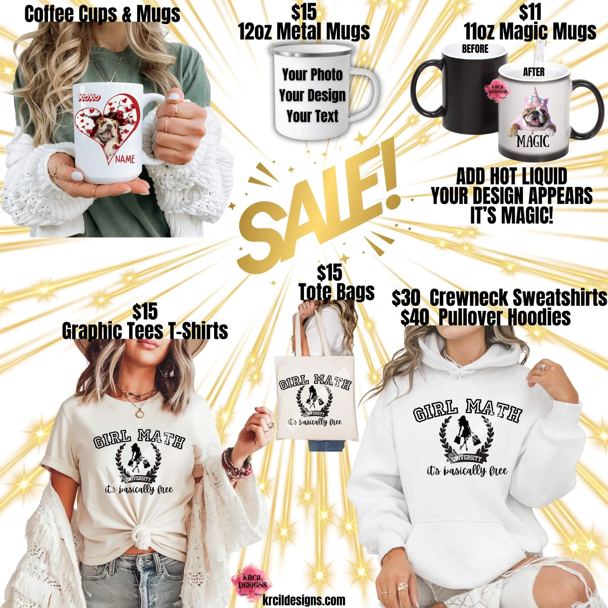 Because Mama Runs This Shitshow! Funny Coffee Mugs & Kitchen Towels