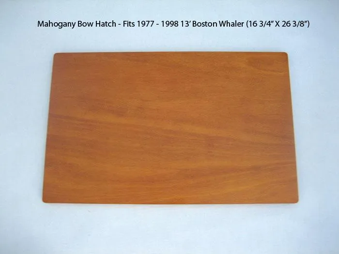 Boston Whaler Mahogany Bow Hatch - Fits Classic 13' 1977-1999
