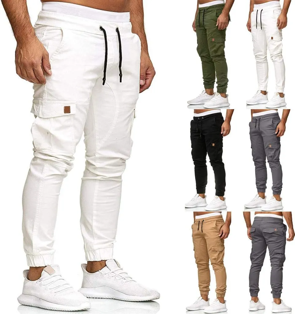 Cargo Pants for Men Big and Tall and Big & Tall Sizes Sweatpants for Men with Pockets Mens Casual Joggers Sweatpants