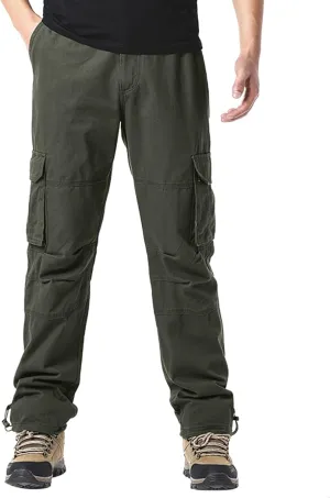Cargo Pants for Men Big and Tall, Casual Pocket Sport Work Casual Trouser Pants Big and Tall Sweatpants for Men Mens