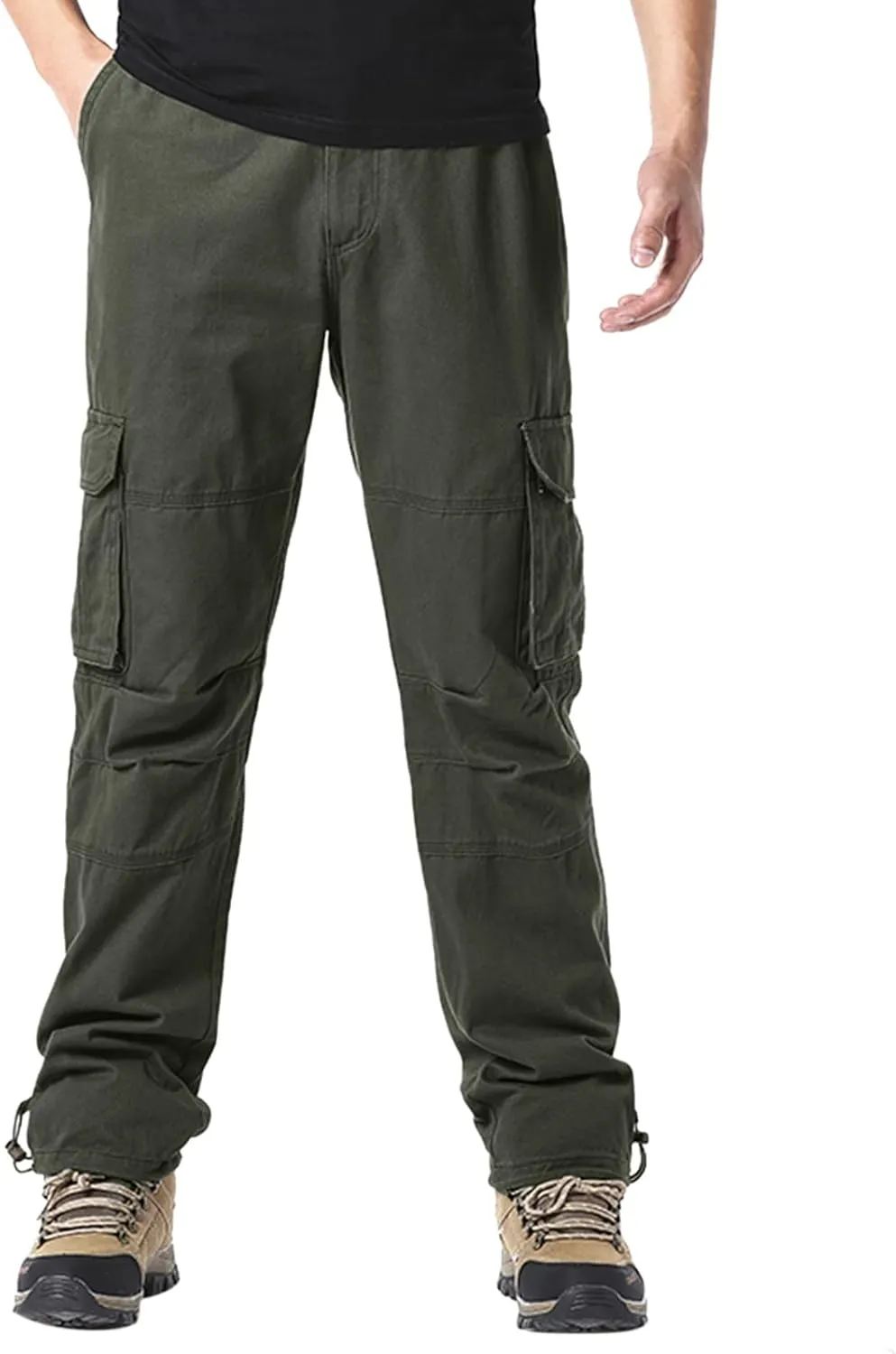 Cargo Pants for Men Big and Tall, Casual Pocket Sport Work Casual Trouser Pants Big and Tall Sweatpants for Men Mens
