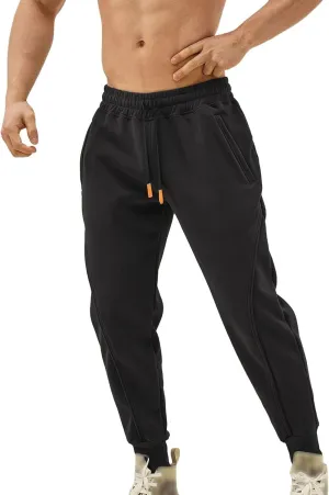 Cargo Sweatpants for Men Mens Lounge Pants Fleece Active Gym Workout Sweat Pants Men's Sweatpants with Pockets Solid