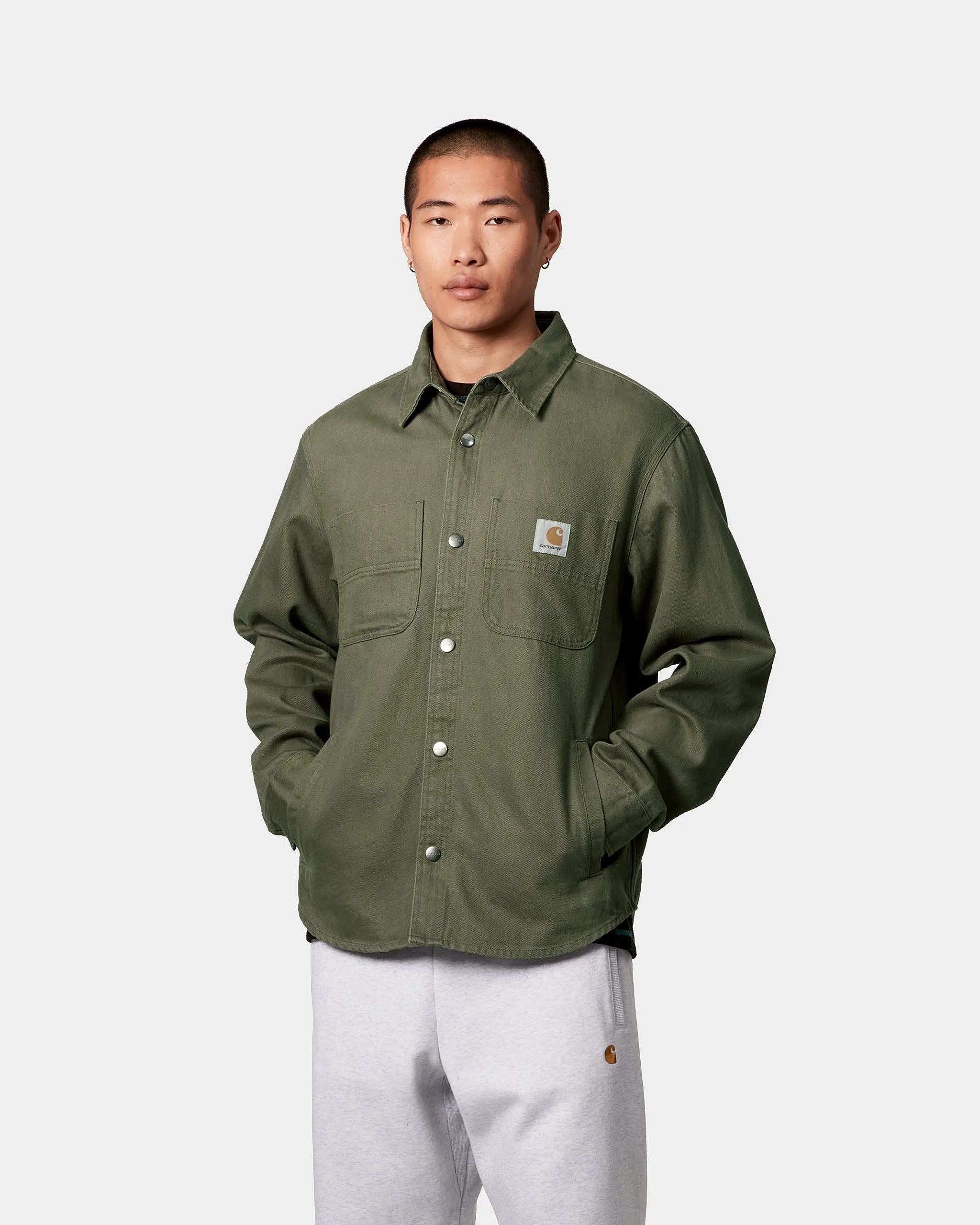 Carhartt WIP Crawford Shirt Jacket - Dollar Green