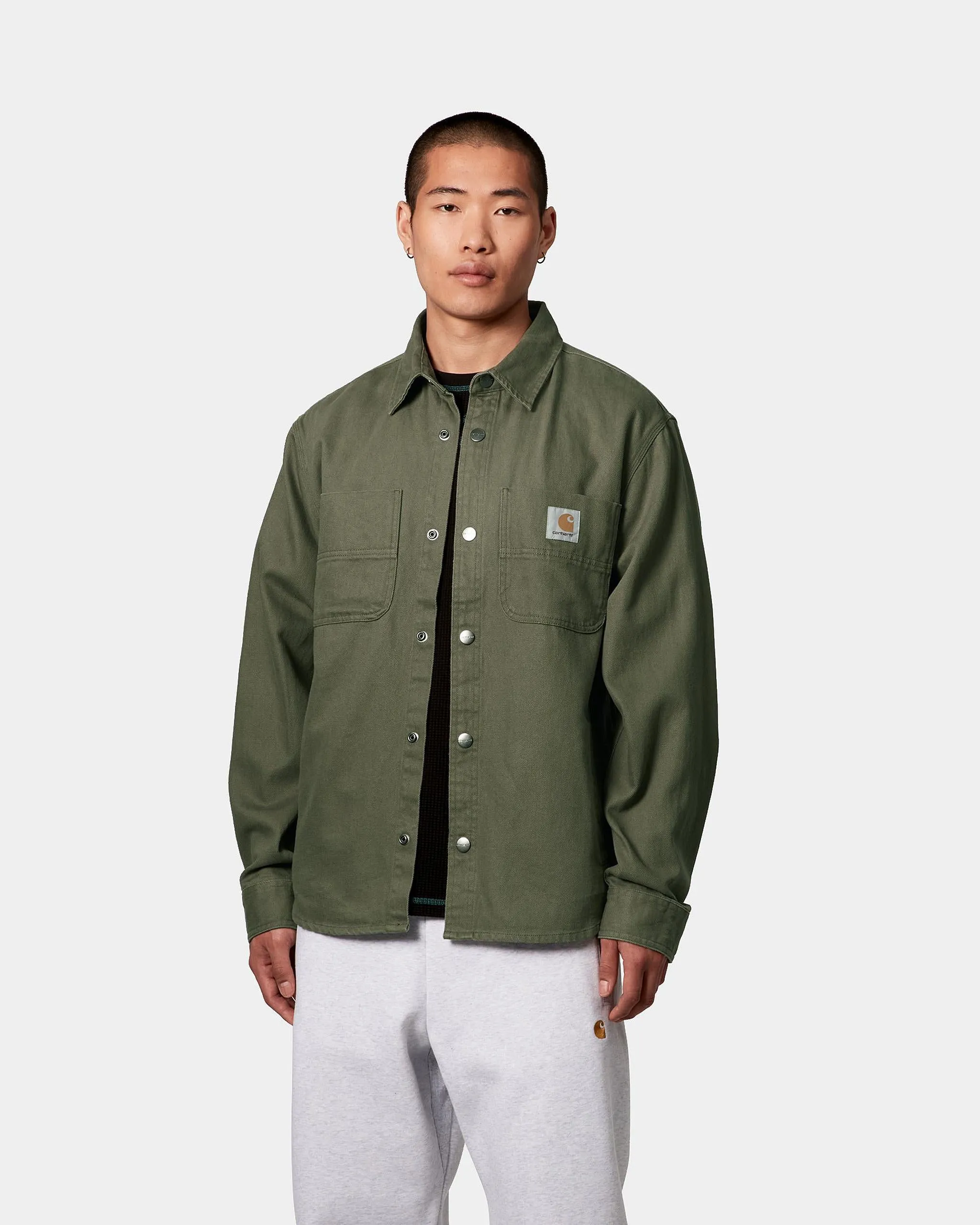 Carhartt WIP Crawford Shirt Jacket - Dollar Green