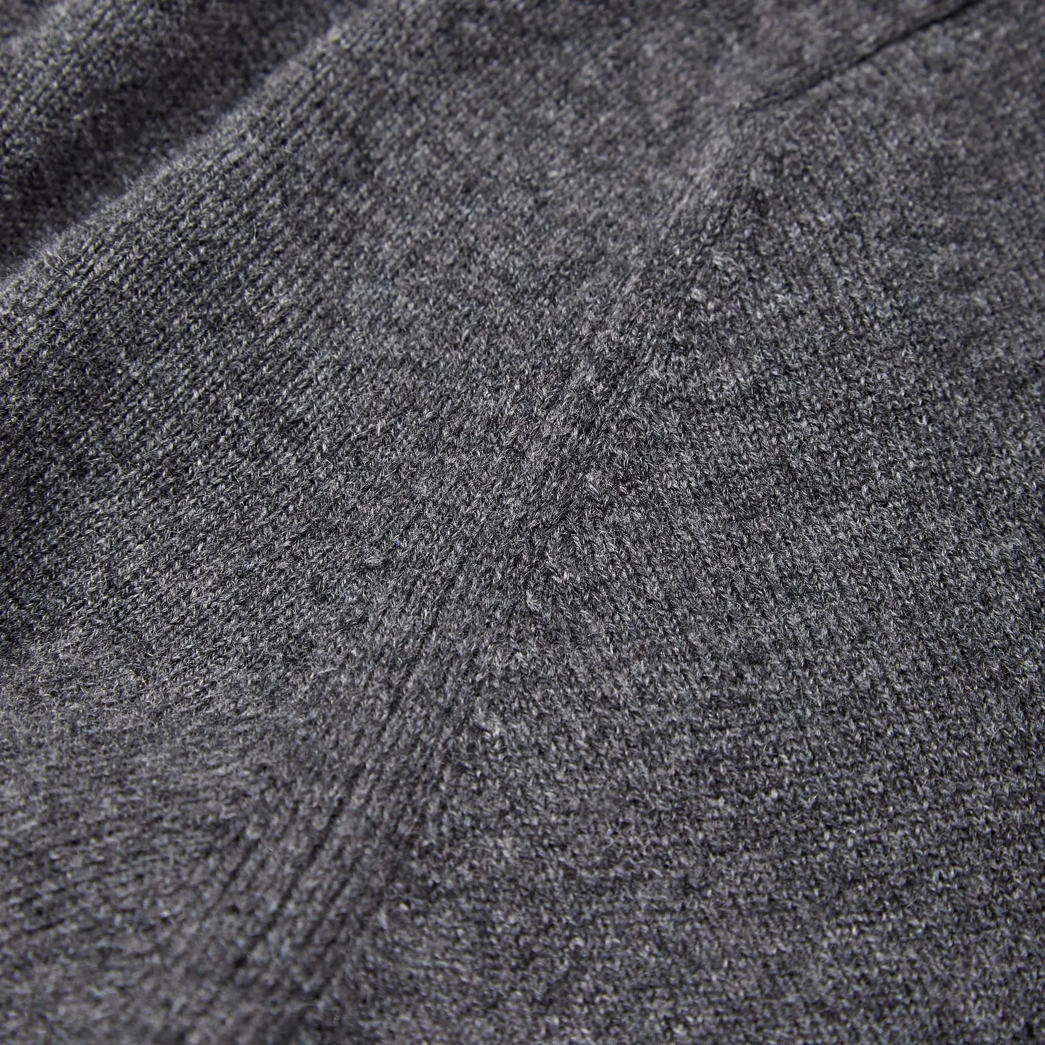 Cashmere v neck in grey mélange