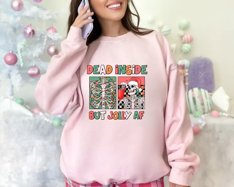 Christmas Dead Inside But Jolly AF | Shirt