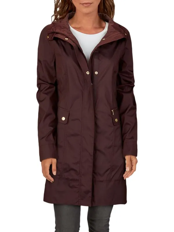 Cole Haan Eggplant Folding Raincoat