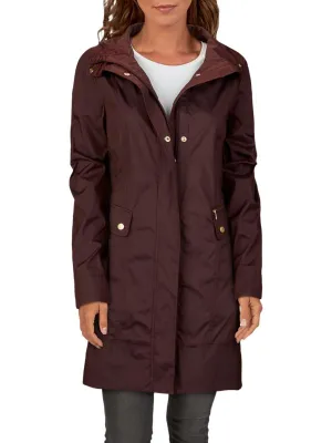 Cole Haan Eggplant Folding Raincoat