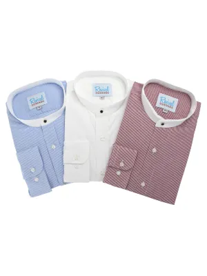 Collarless Grandad Shirt Seconds with Tiny Flaws