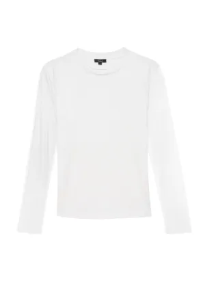 Cotton-Cashmere Long Sleeve Tee