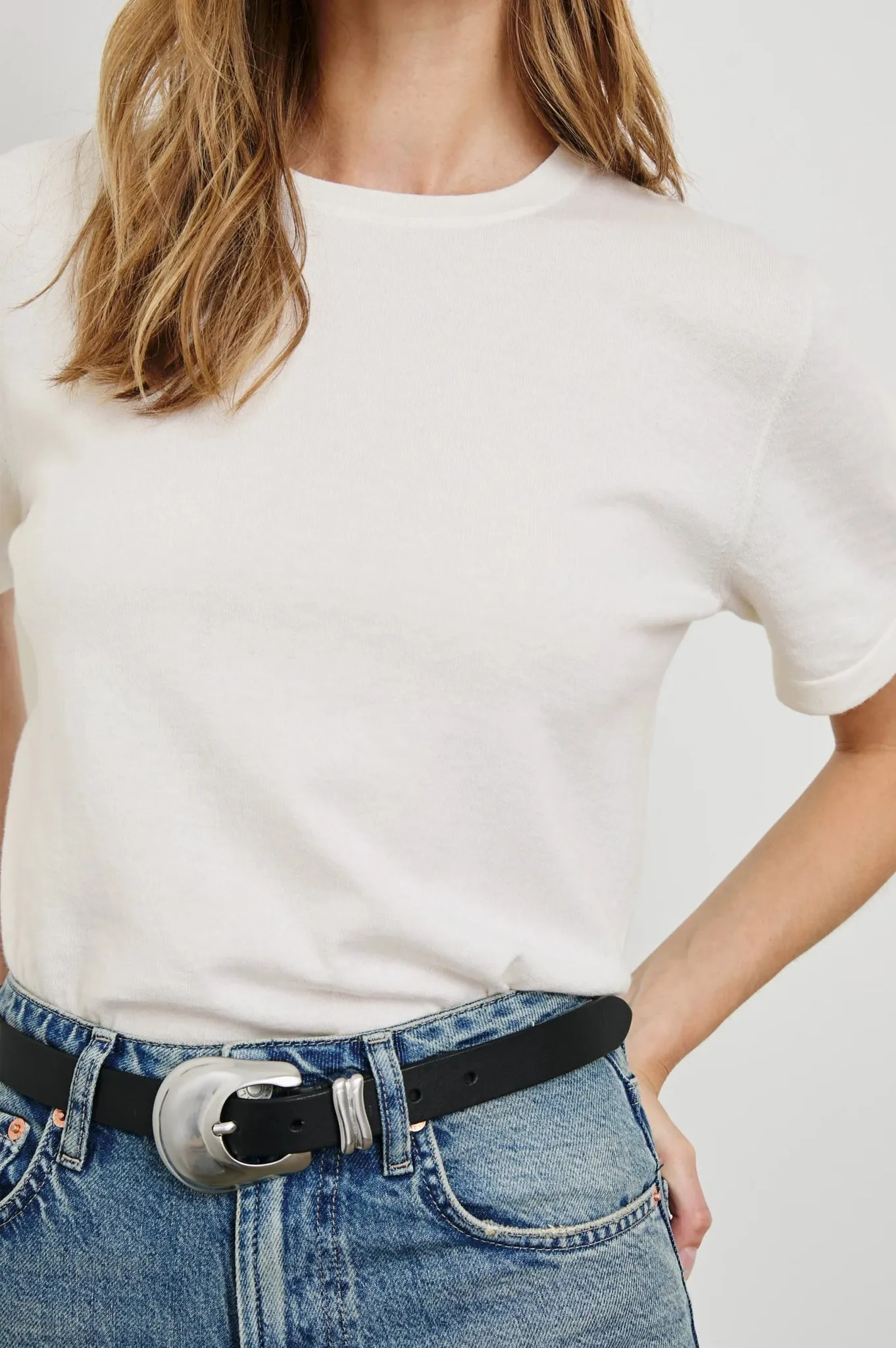 Cotton-Cashmere T-Shirt
