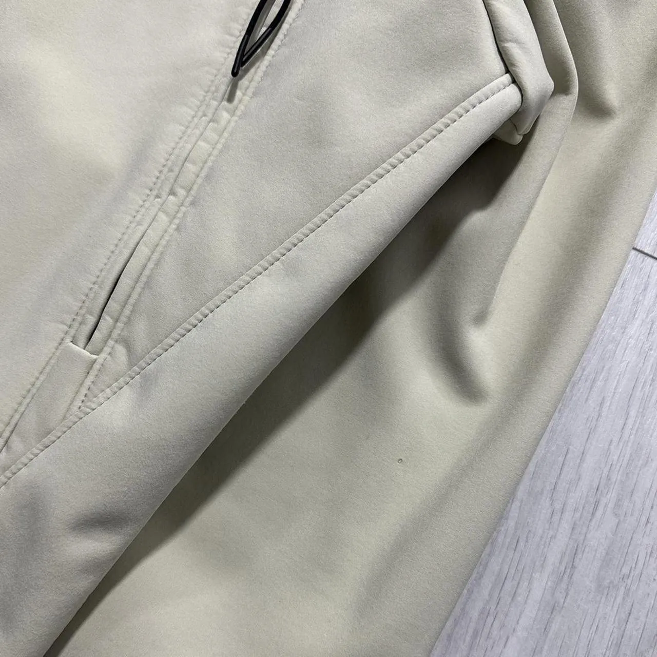 CP Company Cream Soft Shell Goggle Jacket