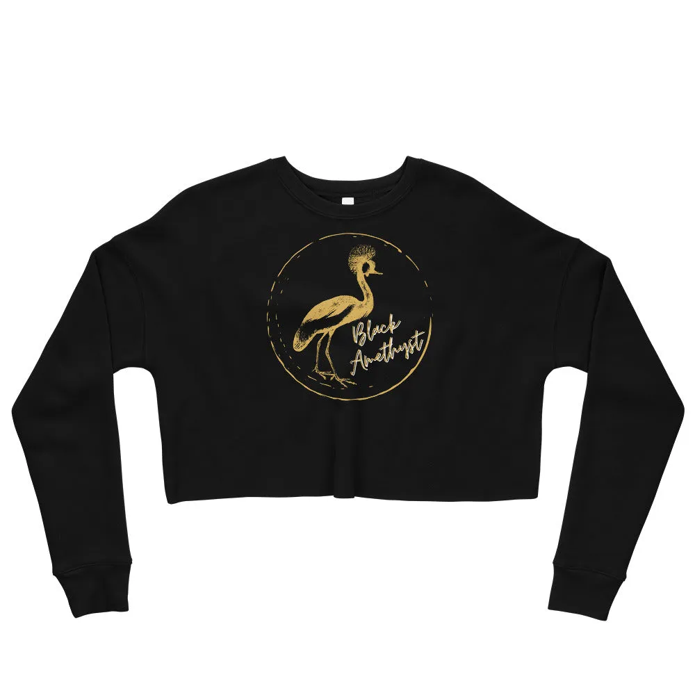 CraneStamp- Crop Sweatshirt