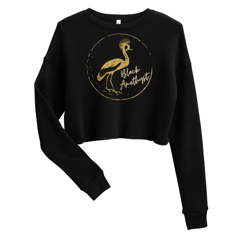 CraneStamp- Crop Sweatshirt
