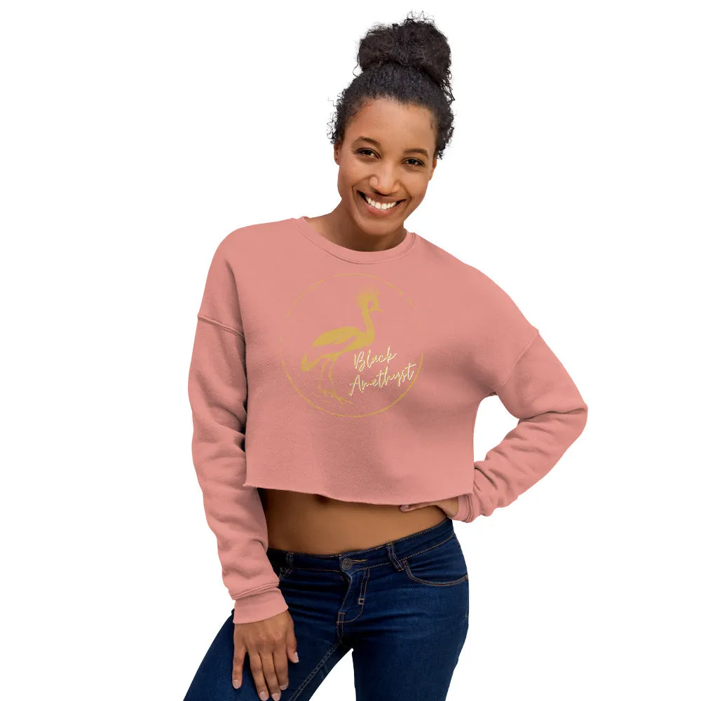 CraneStamp- Crop Sweatshirt