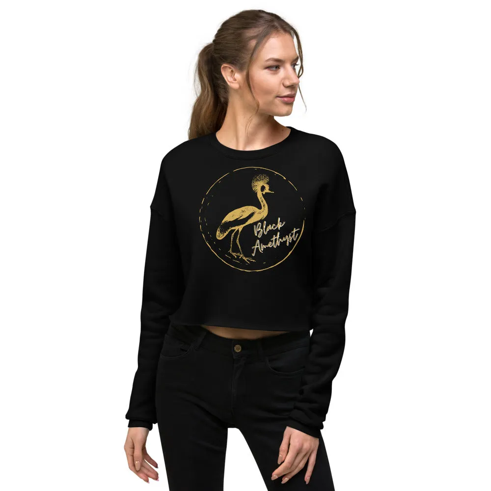 CraneStamp- Crop Sweatshirt