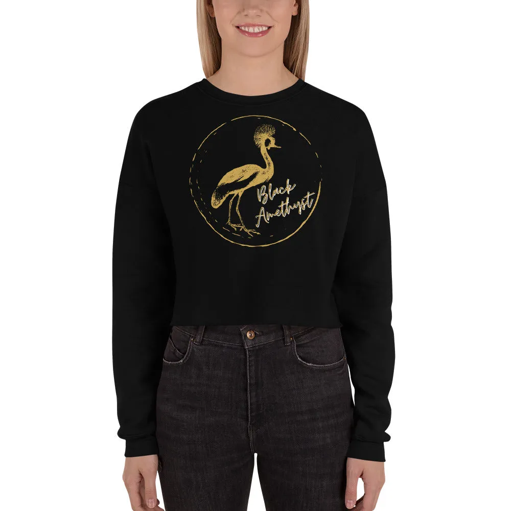 CraneStamp- Crop Sweatshirt