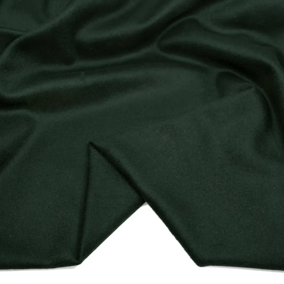 Deadstock Melton Wool Blend Coating - Pine