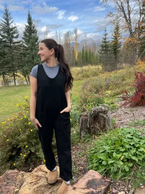 Denim Jumpsuit | Mineral Black