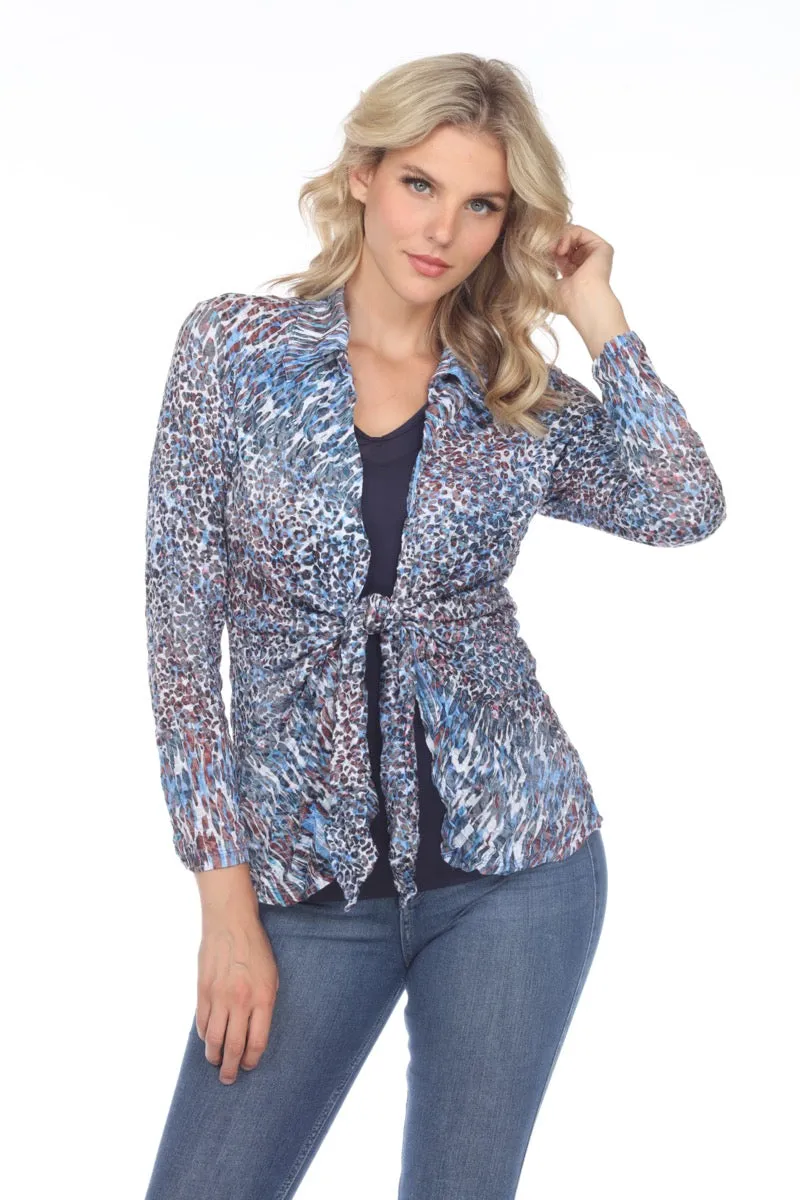 Elle Cardigan - Animal Spots