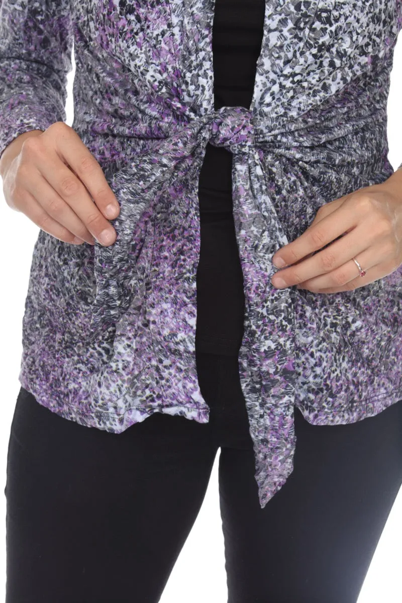 Elle Cardigan - Violet Impact