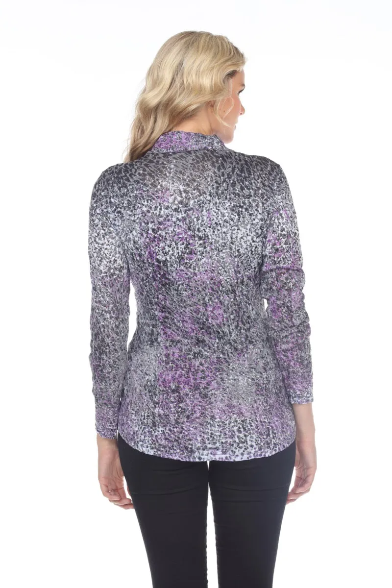 Elle Cardigan - Violet Impact