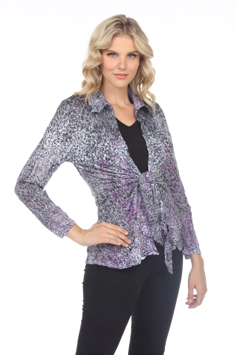 Elle Cardigan - Violet Impact