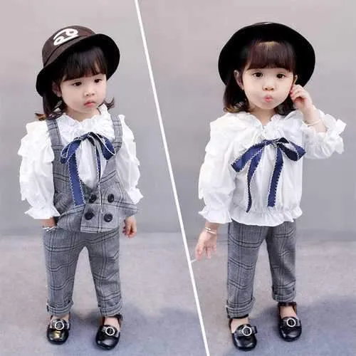 Girls Casual Sweatshirts Pants 2Pcs Suits
