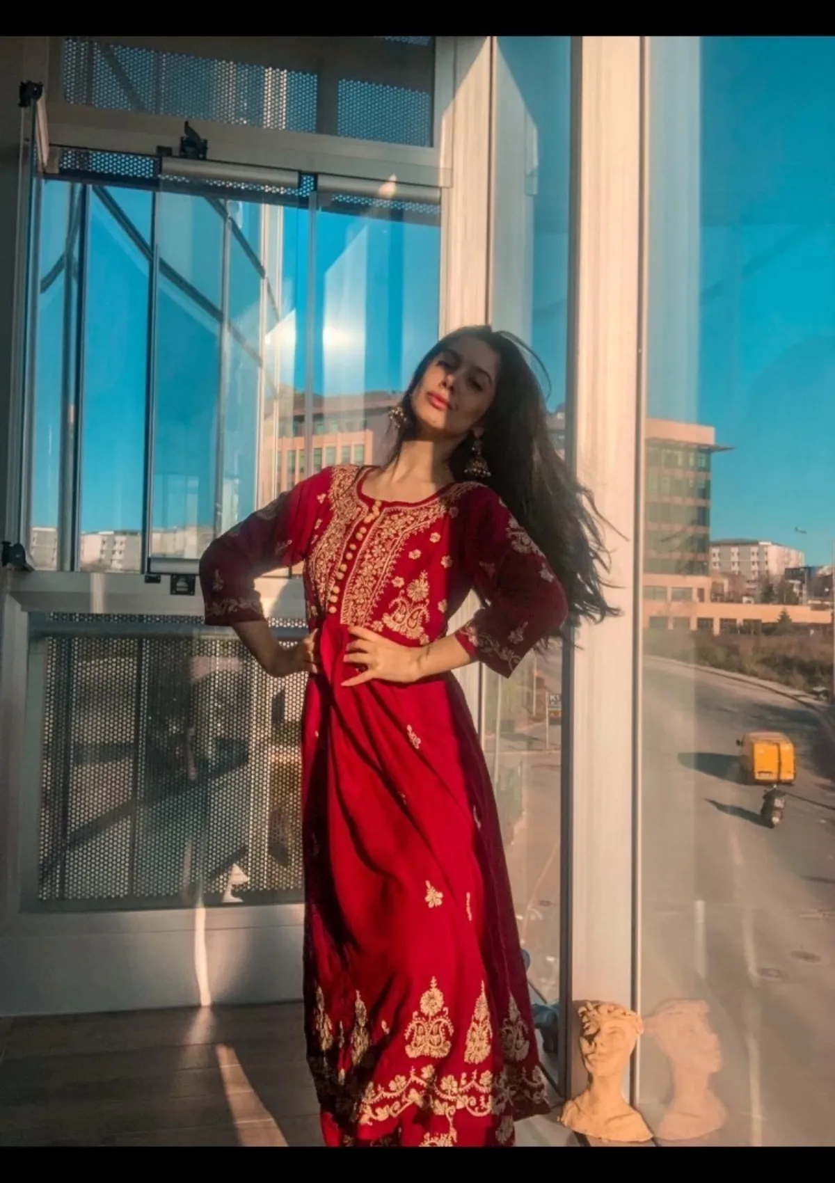 Gulnar Modal Anarkali Set