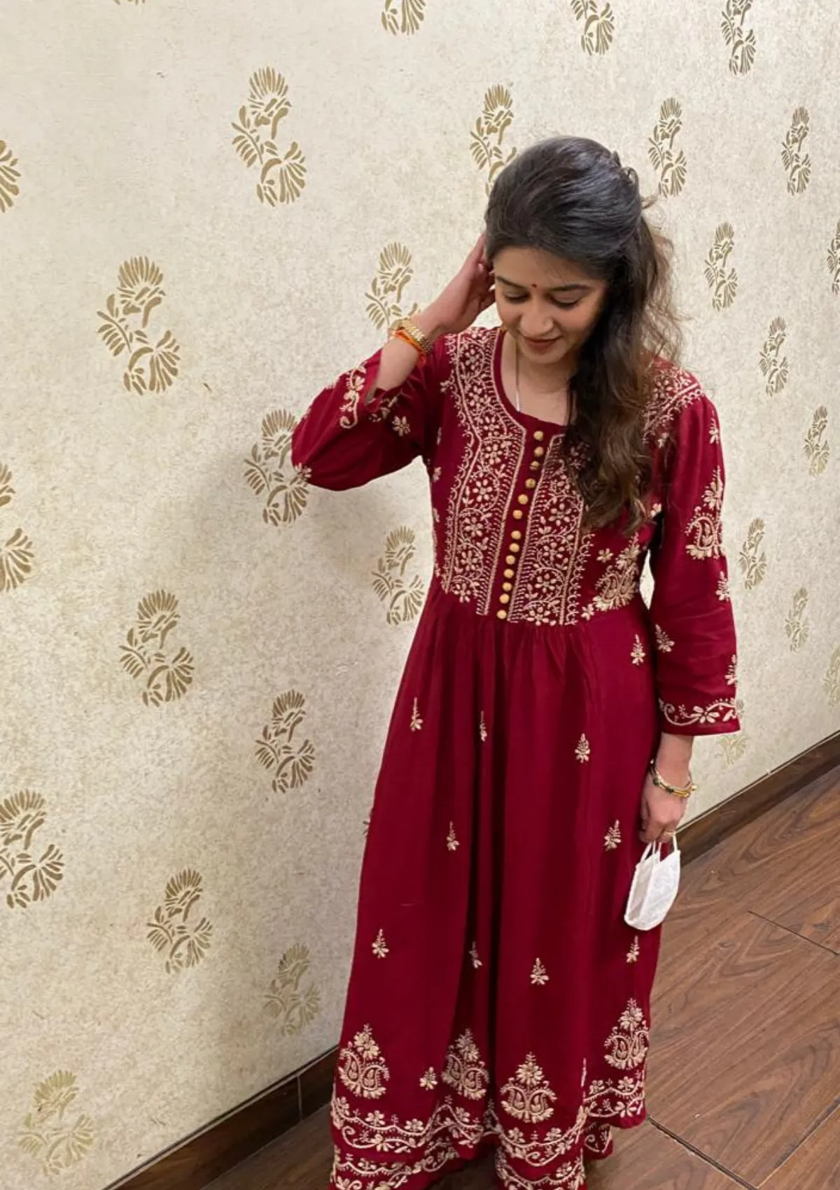 Gulnar Modal Anarkali Set
