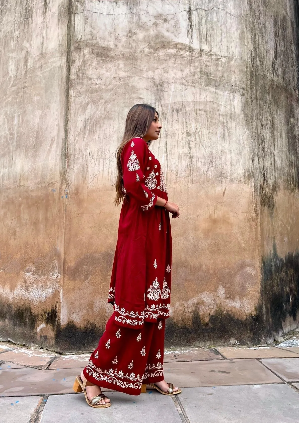Gulnar Modal Anarkali Set