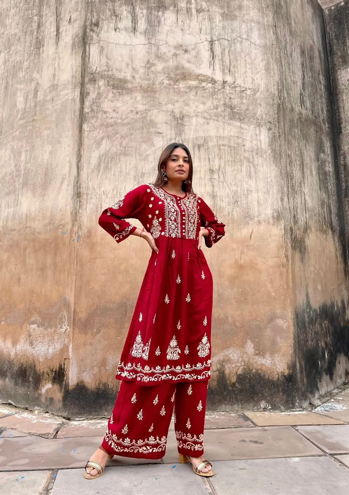 Gulnar Modal Anarkali Set