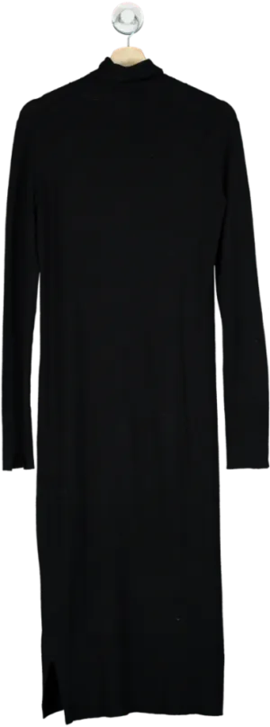 JJXX Black JXCAT LS Soft Roll Neck Knit Dress Size S