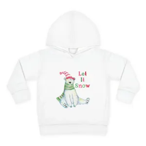 Let it Snow Toddler Pullover Fleece Hoodie