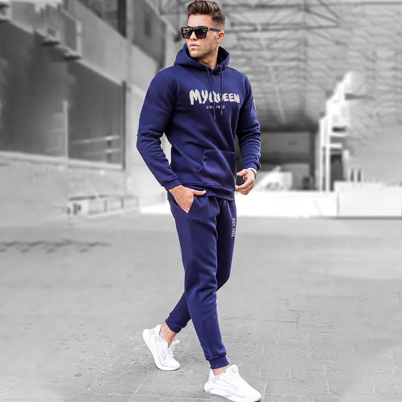 Luxury Mens Hooded Tracksuit
