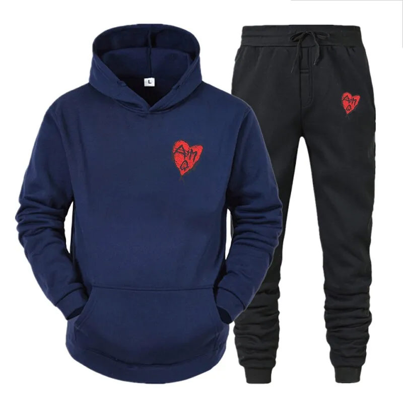 Luxury Mens Hooded Tracksuit