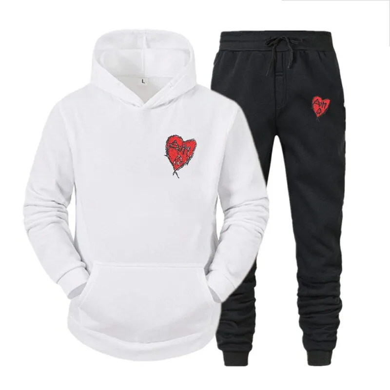 Luxury Mens Hooded Tracksuit
